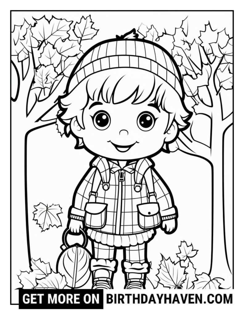 25 AUTUMN COLORING PAGES watermark page 0023