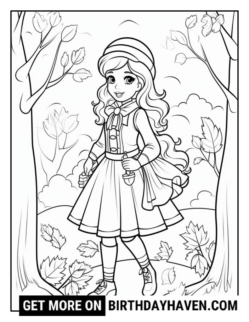 Autumn Coloring Pages 18