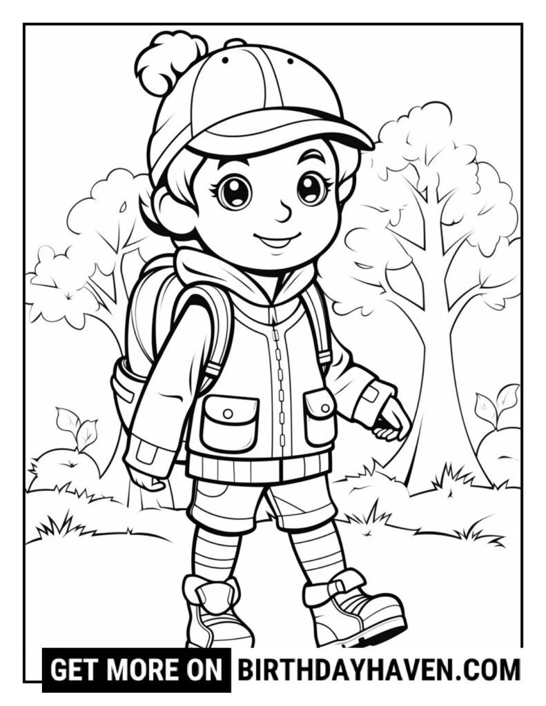 Autumn Coloring Pages 19