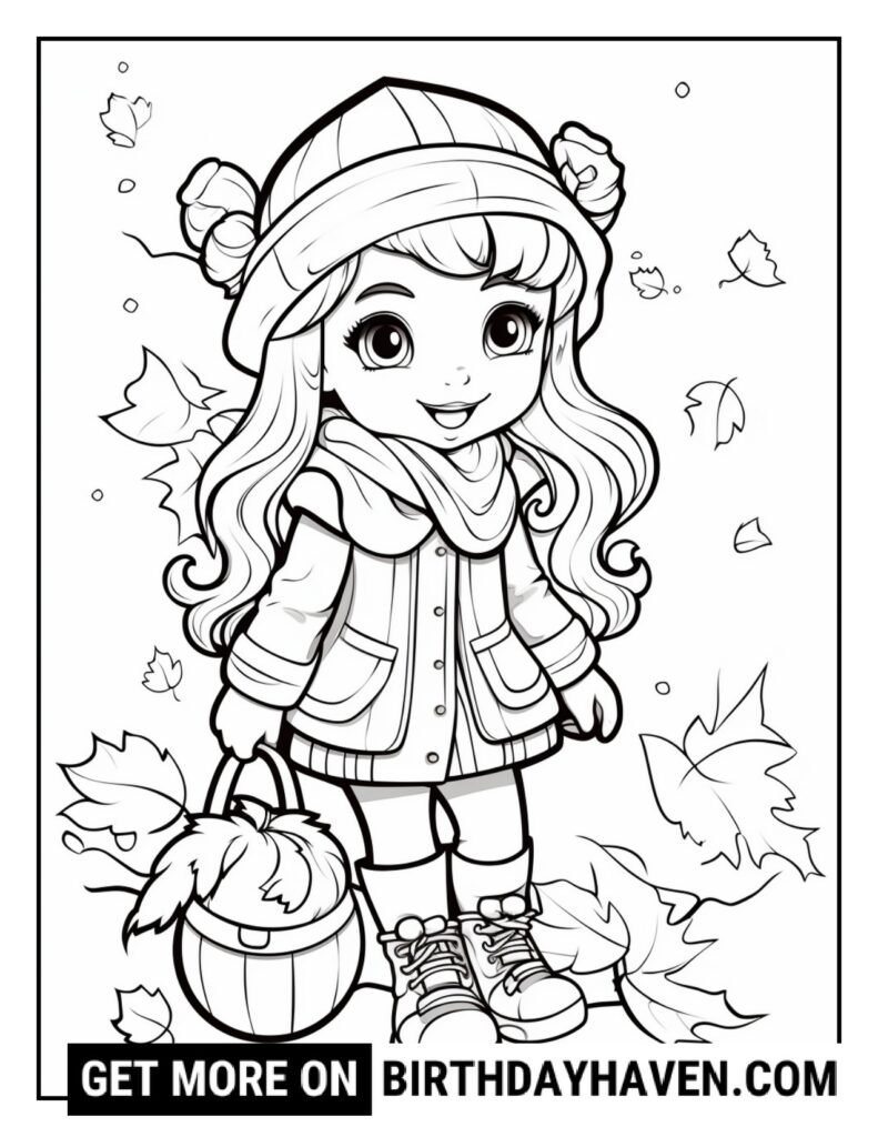 Autumn Coloring Pages 22