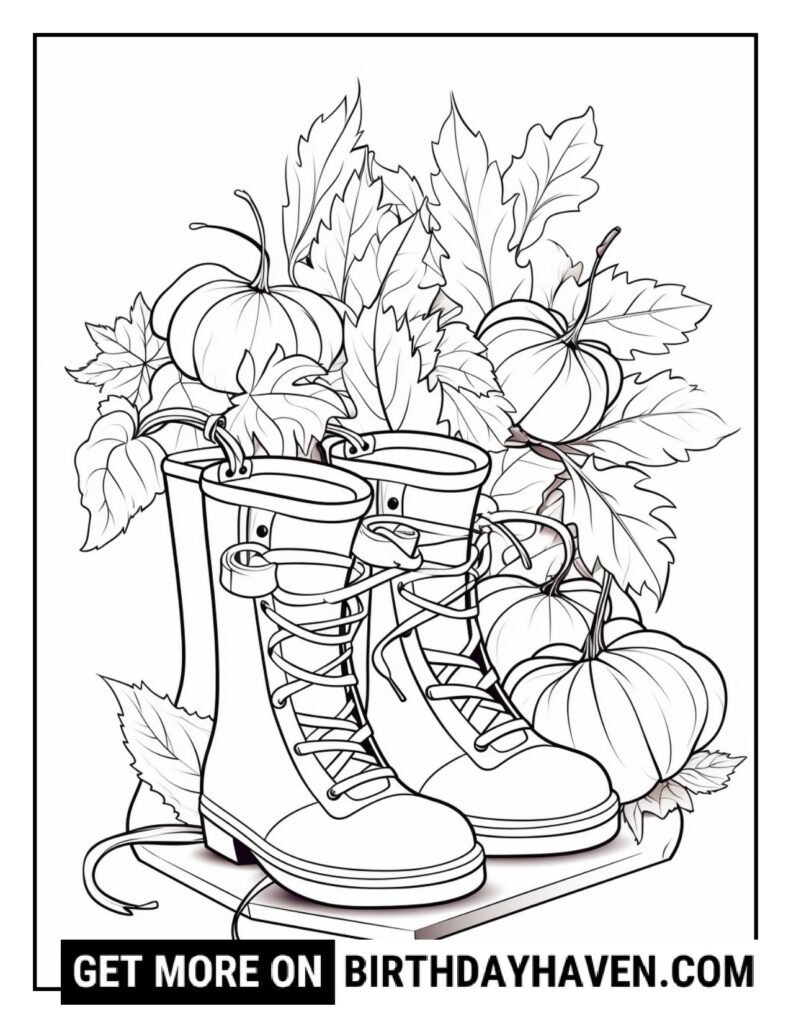 Autumn Coloring Pages 3
