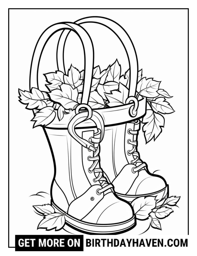 Autumn Coloring Pages 6