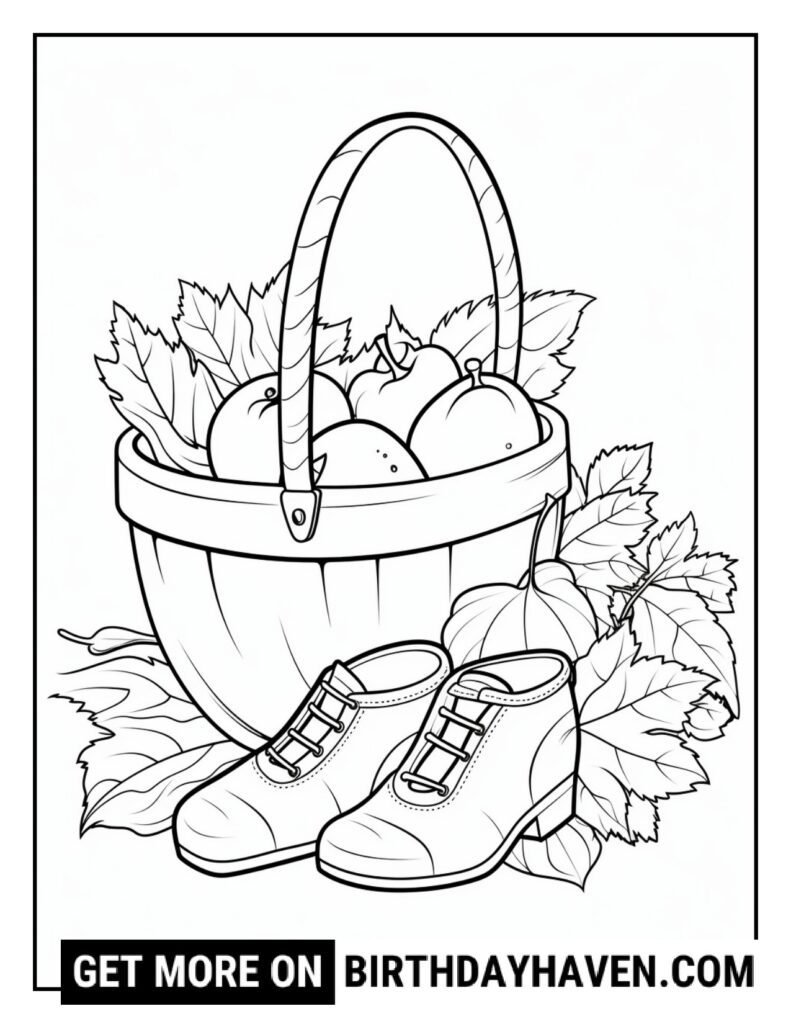 Autumn Coloring Pages 8