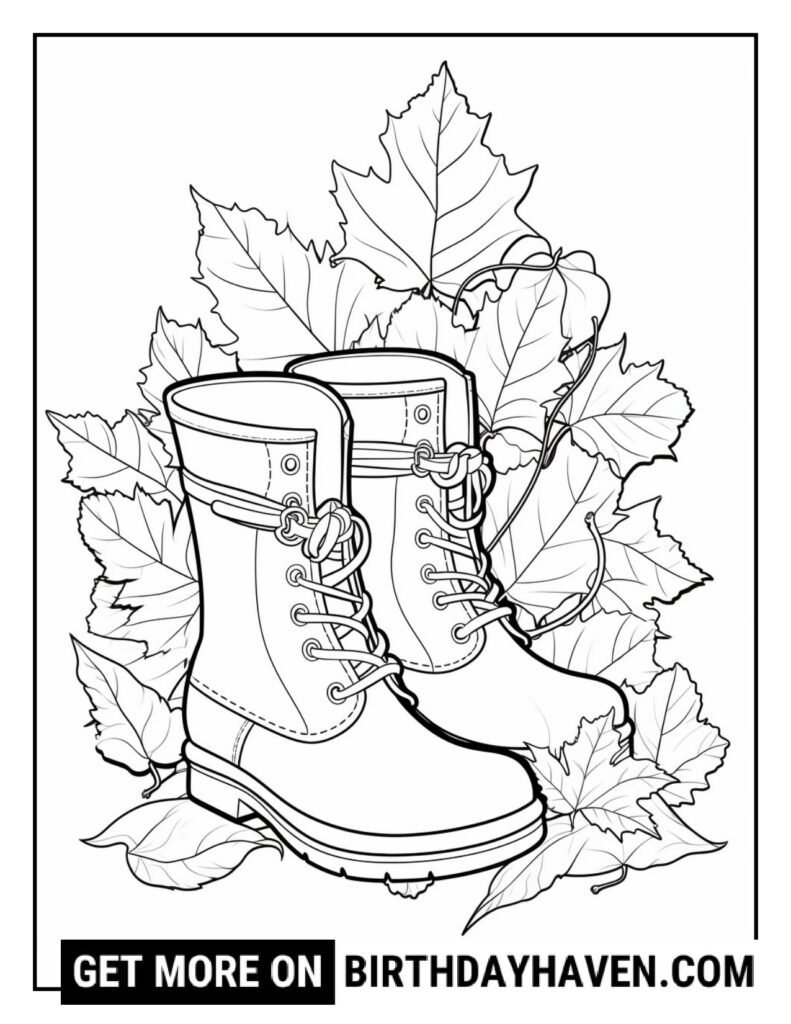 Autumn Coloring Pages 9