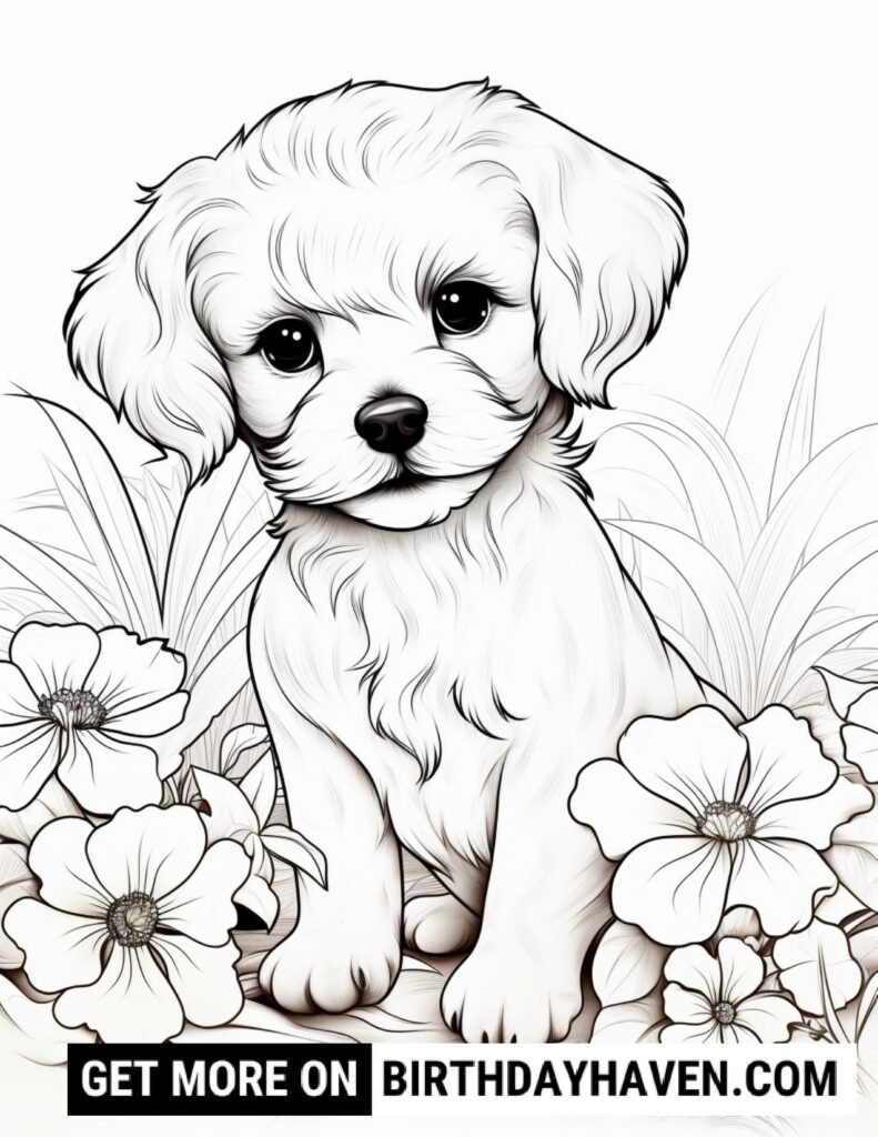 Dog Coloring Pages 15