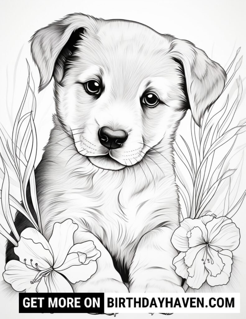 Dog Coloring Pages 2