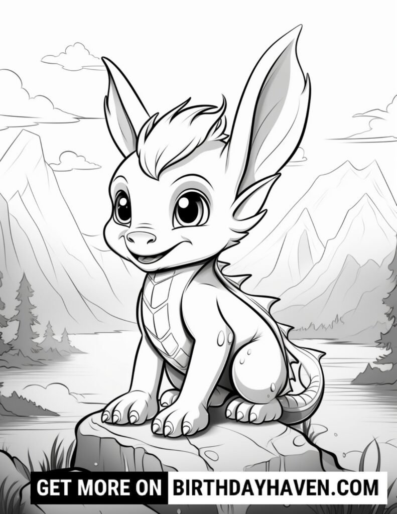 Dragon Coloring Pages 13