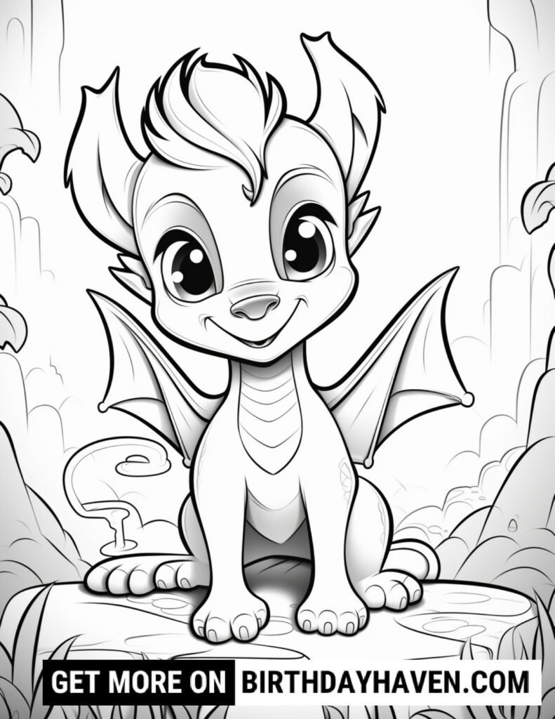 Dragon Coloring Pages 15