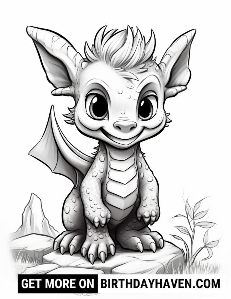 Dragon Coloring Pages 16