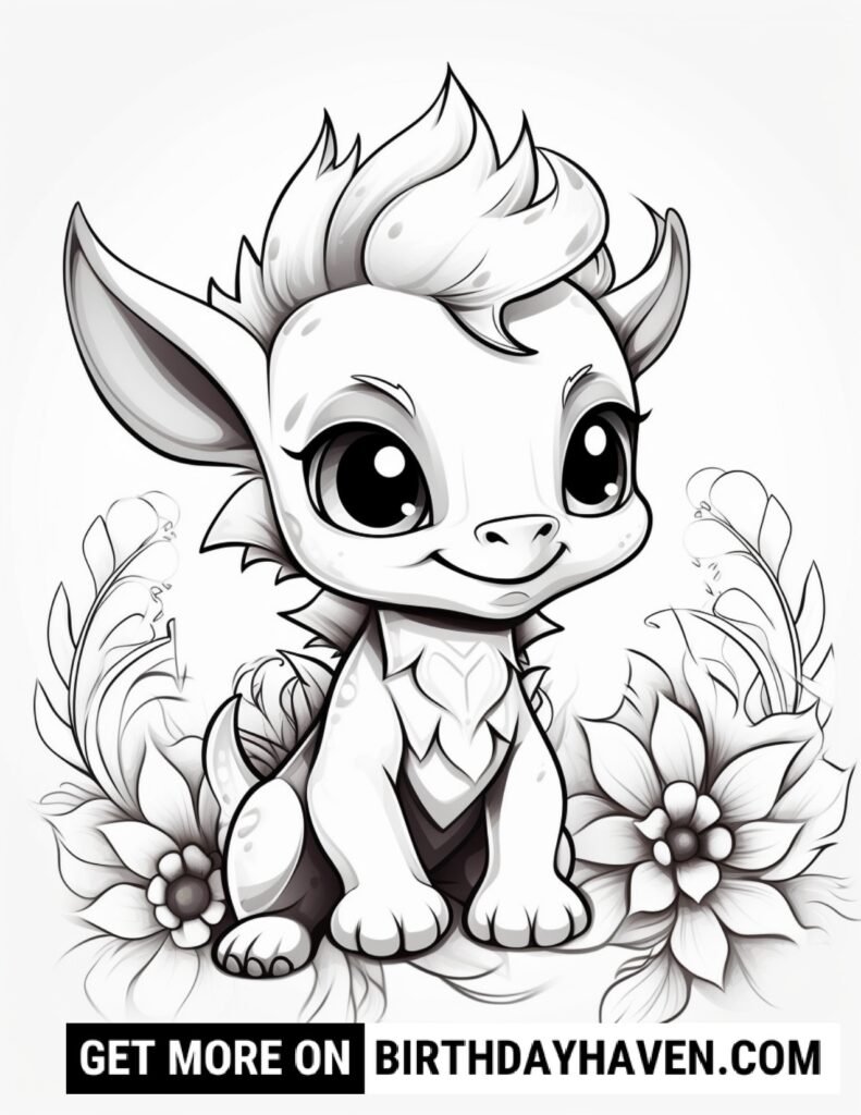 Dragon Coloring Pages 2