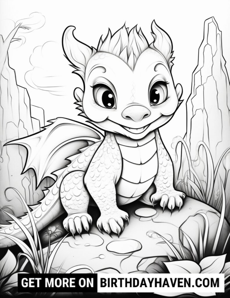 Dragon Coloring Pages 20