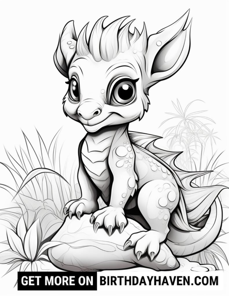 Dragon Coloring Pages 3