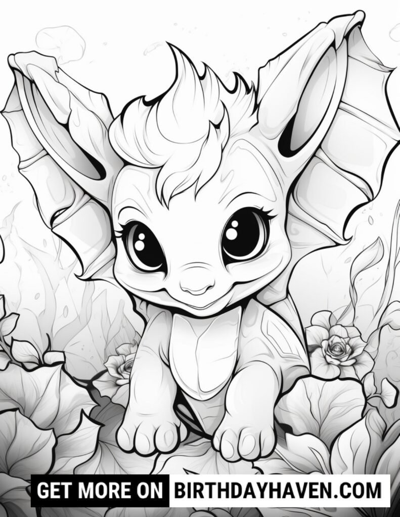 Dragon Coloring Pages 4
