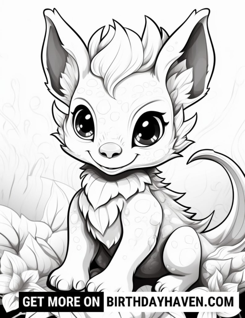 Dragon Coloring Pages 5