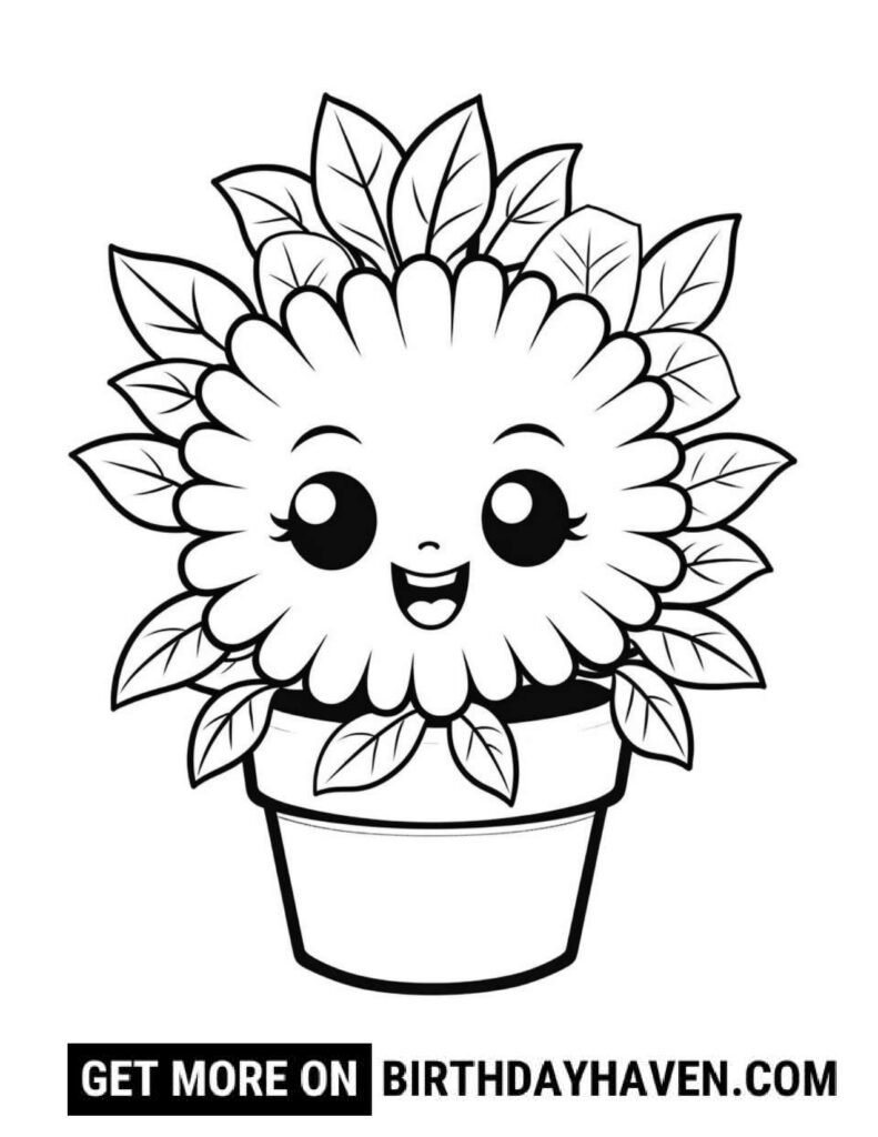 Flower Coloring Pages S7