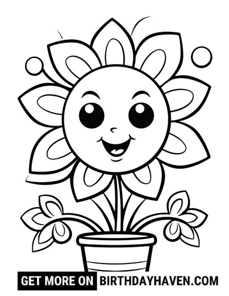 Flower Coloring Pages S9
