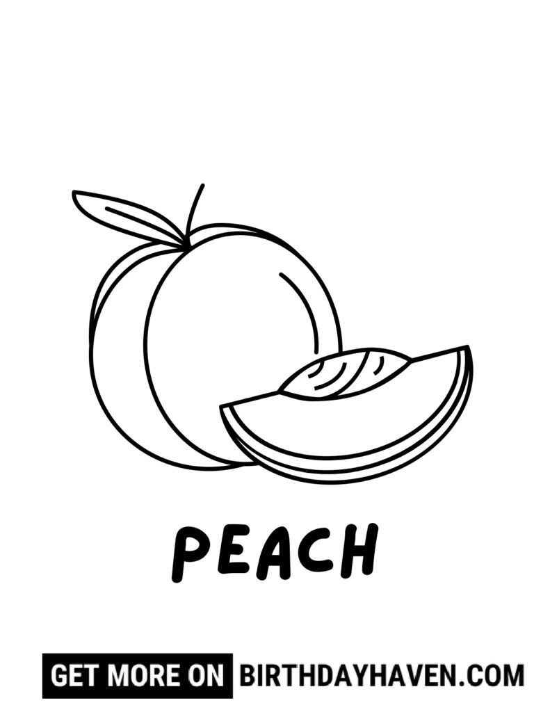 Fruit coloring pages 14