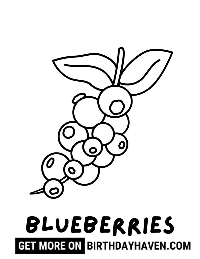 Fruit coloring pages 16
