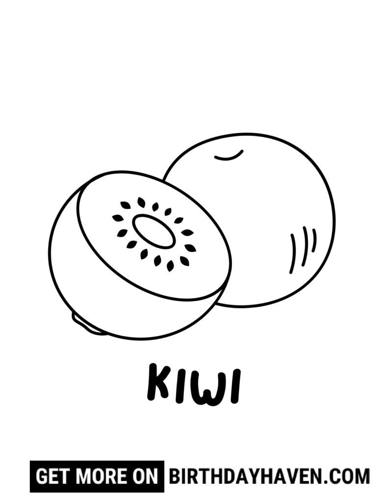 Fruit coloring pages 18