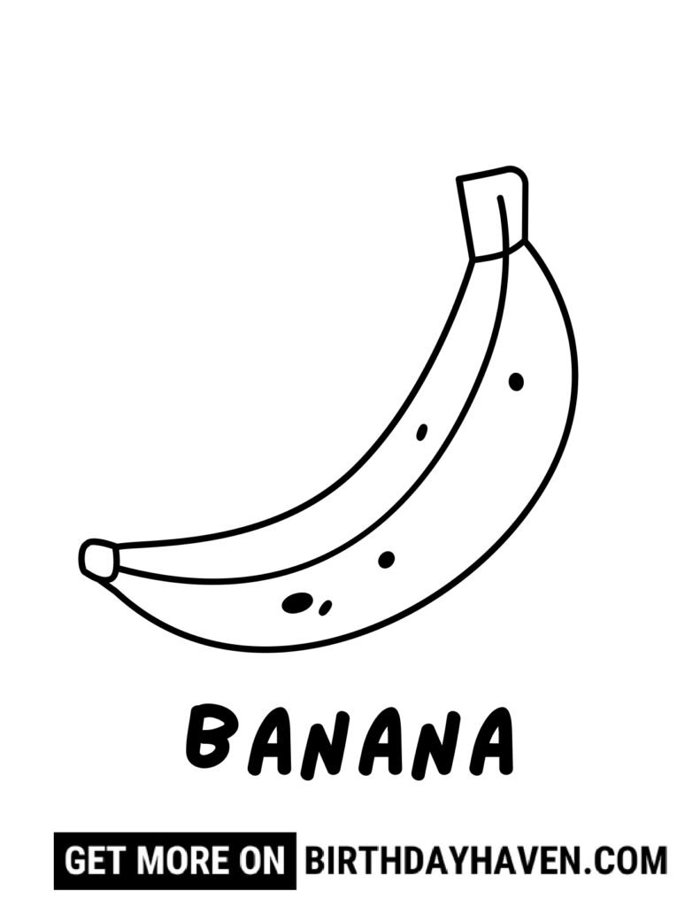 Fruit coloring pages 20