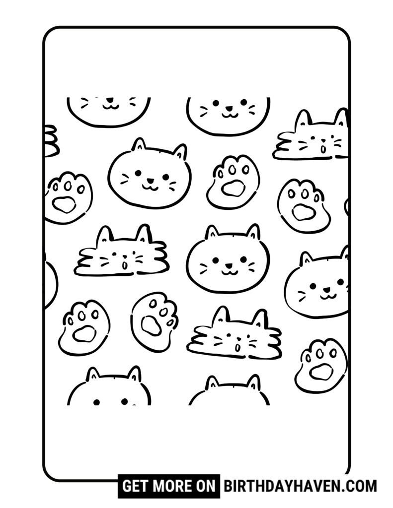 cat coloring pages 8