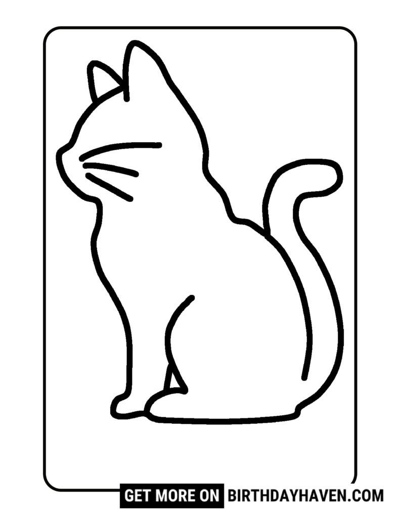 cat coloring pages 9