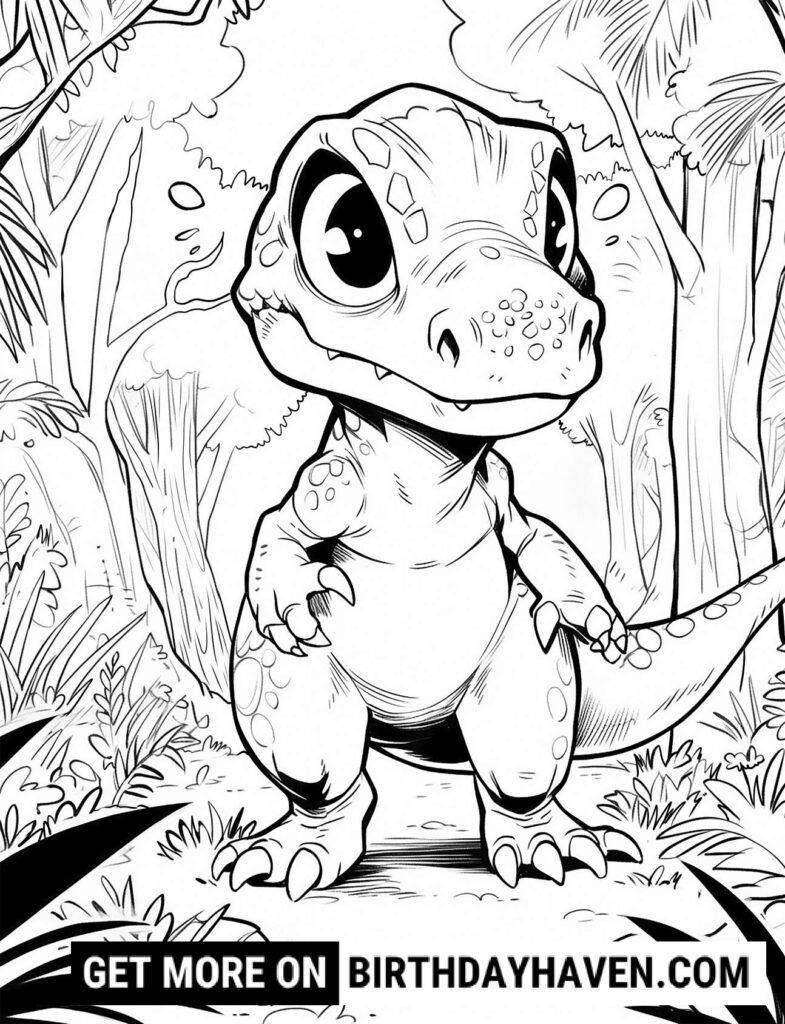 dinosaur coloring pages 2