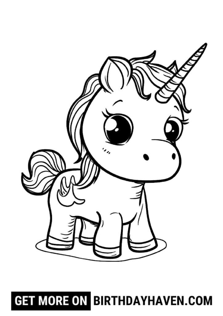 unicorn coloring pages 12