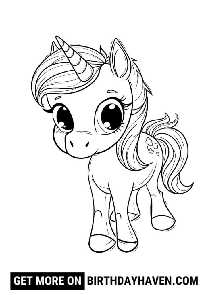 unicorn coloring pages 5